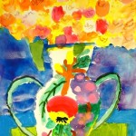 2022年5月20日(金)「花瓶の花」「デッサン(中)」「キャンバス画(中高)」