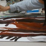 2025年4月23日(水)「くつを見て描く」「木のある風景」