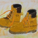 2025年4月26日(土)「くつを見て描く」「木のある風景」「紙芝居」