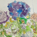 2025年6月15日(日)「木のある風景」「あじさいを描く」