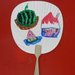 2025年8月7日(木)「キャンバスに描こう」「うちわに描こう」