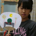 2025年8月8日(土)「キャンバスに描こう」「うちわに描こう」