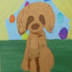 2025年9月1日(月)「自分の手の像」「キャンバスに描く」