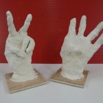 2025年9月17日(水)「自分の手の像」「キャンバスに描く」