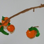 2025年10月1日(水)「自分の手の像」「柿の実の写生」